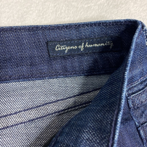 Citizens for Humanity Button stretch 251 high rise wide leg blue jeans size 25 - Picture 3 of 11